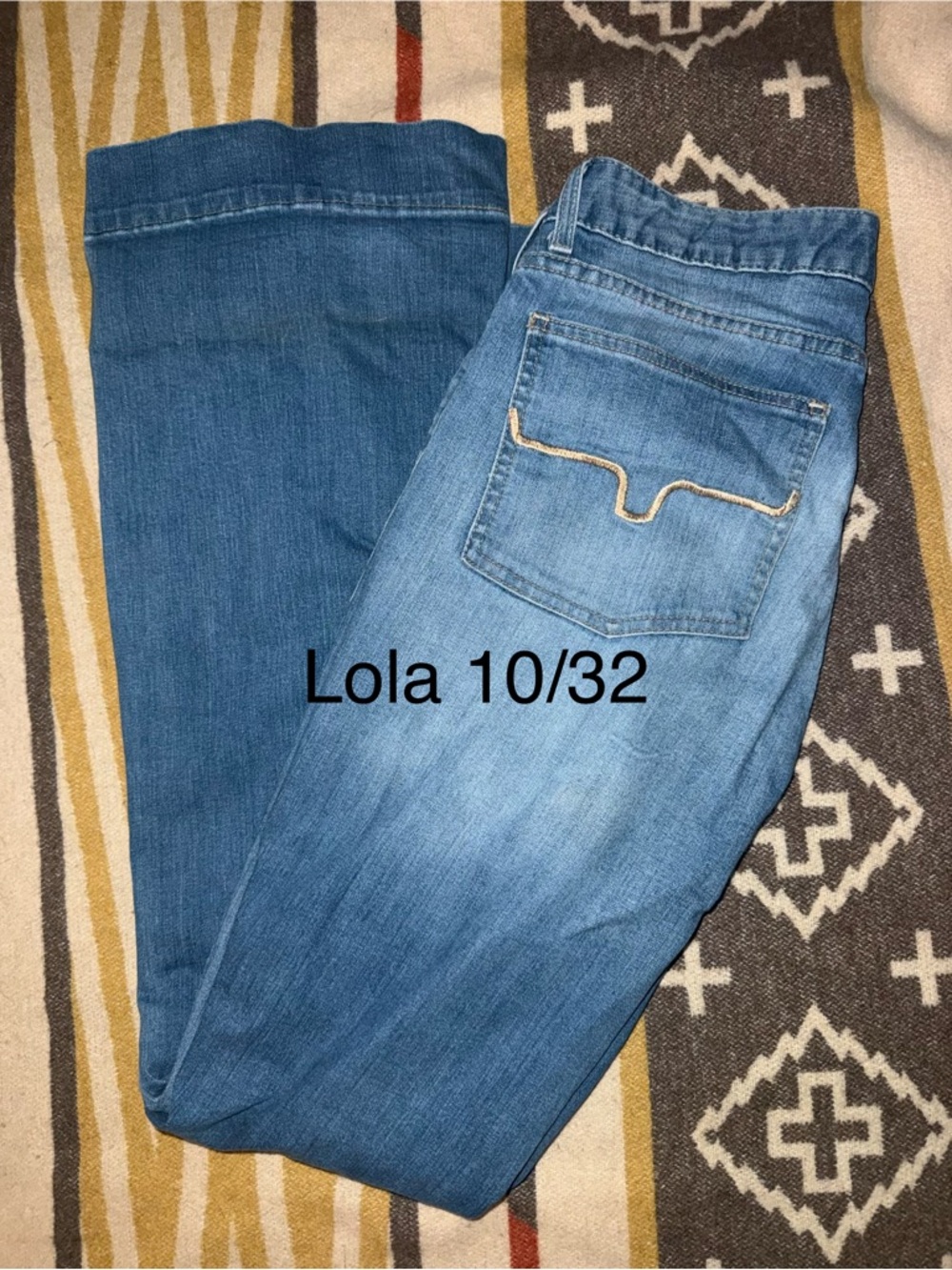 lola Medium Blue Boot Cut Jeans